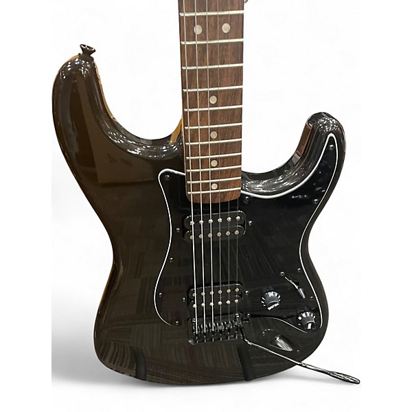 Used Squier Contemporary Stratocaster HH Black Solid Body Electric Guitar