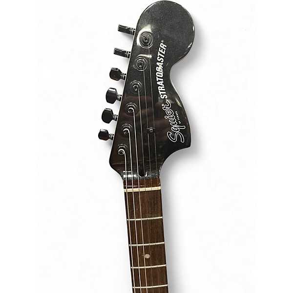 Used Squier Contemporary Stratocaster HH Black Solid Body Electric Guitar