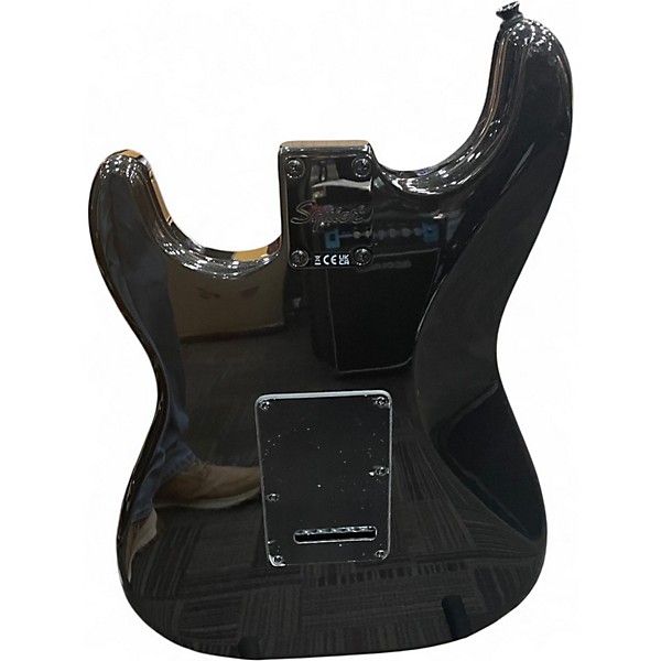 Used Squier Contemporary Stratocaster HH Black Solid Body Electric Guitar