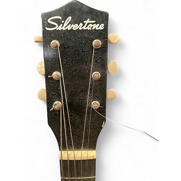 Used Silvertone 1421 2 Color Sunburst Solid Body Electric Guitar