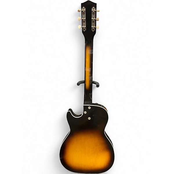 Used Silvertone 1421 2 Color Sunburst Solid Body Electric Guitar