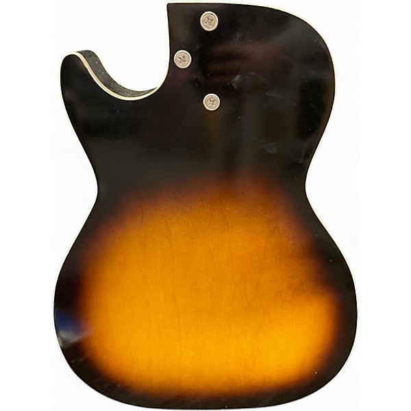 Used Silvertone 1421 2 Color Sunburst Solid Body Electric Guitar