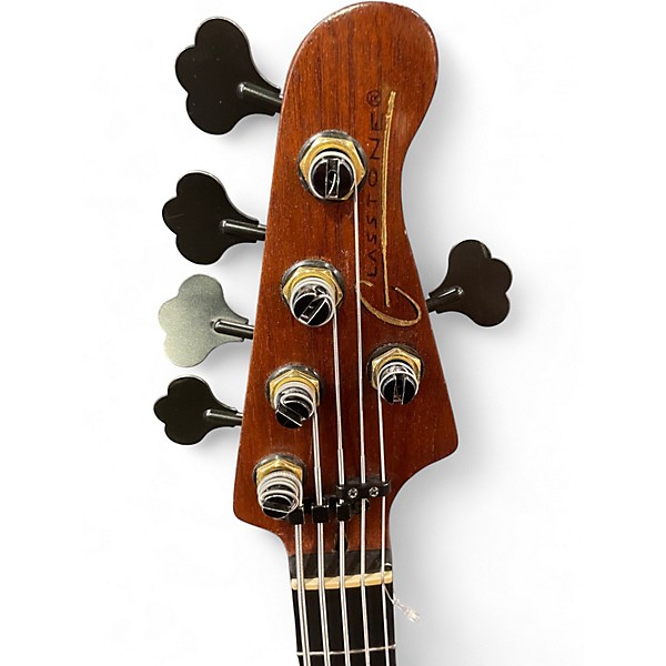 Used Glasstone Custom 5 Natural Electric Bass Guitar