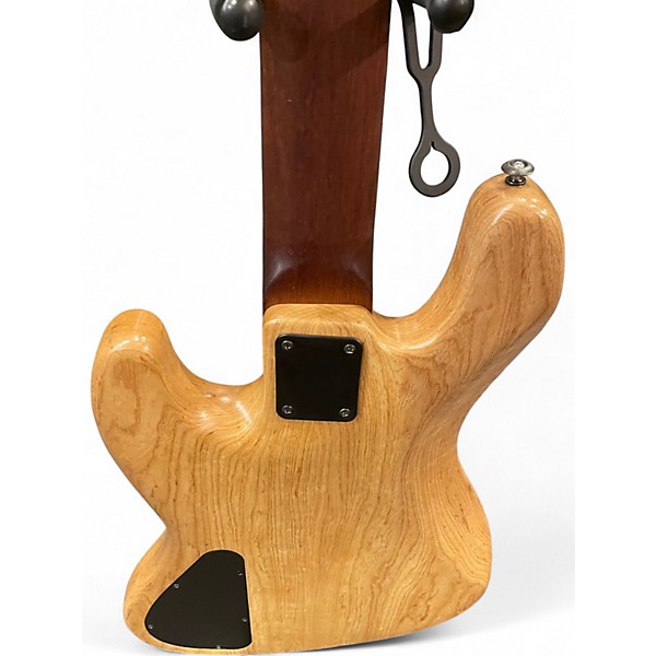 Used Glasstone Custom 5 Natural Electric Bass Guitar