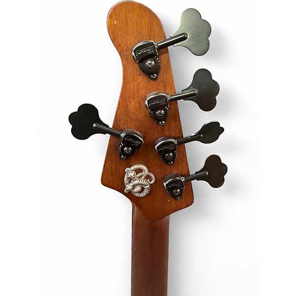 Used Glasstone Custom 5 Natural Electric Bass Guitar