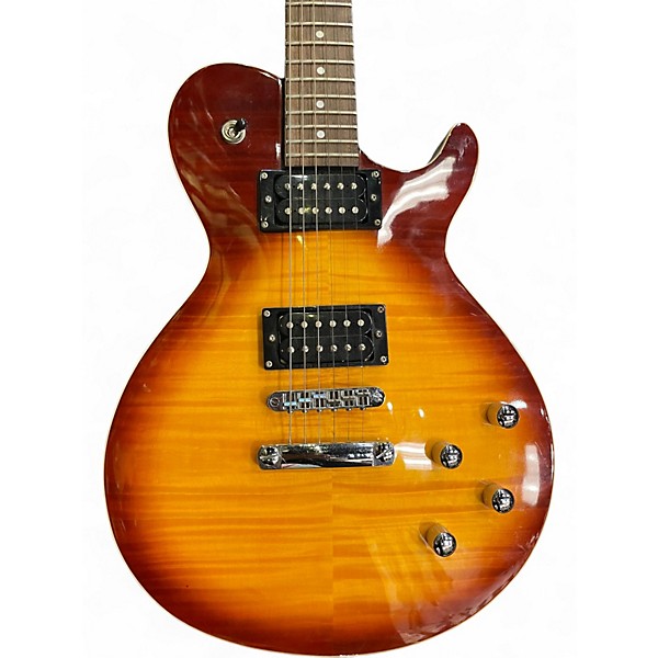 Used Dean EVO Flametop Iced Tea BUrst Solid Body Electric Guitar