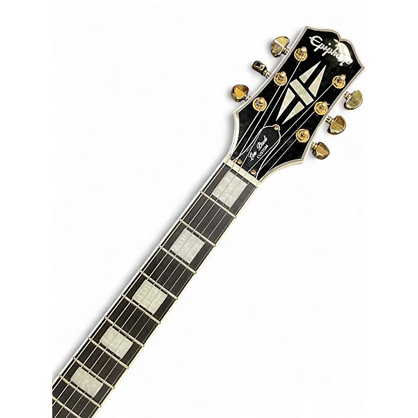 Used Epiphone Les Paul Custom Ebony Solid Body Electric Guitar