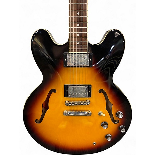 Used Epiphone ES335 3 Color Sunburst Hollow Body Electric Guitar