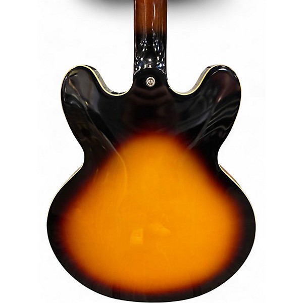 Used Epiphone ES335 3 Color Sunburst Hollow Body Electric Guitar
