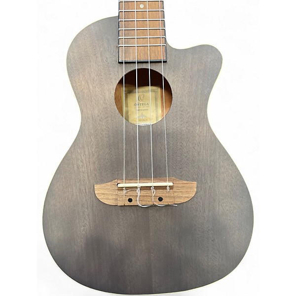 Used Ortega EARTH SERIES UKULELE Trans Charcoal Ukulele