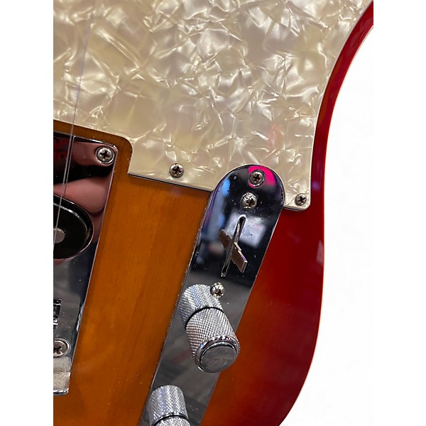 Used Fender American Elite Telecaster Cherry Sunburst Solid Body Electric Guitar