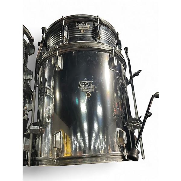 Used CB Percussion 5 Piece MX Series 5-Piece Chrome Drum Kit