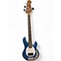 Used Sterling by Music Man StingRay Short Scale Lake Toluca Blue Electric Bass Guitar thumbnail