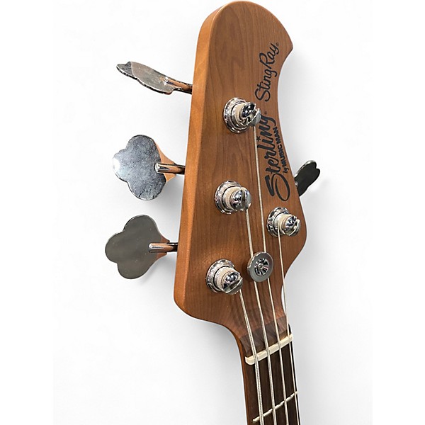 Used Sterling by Music Man StingRay Short Scale Lake Toluca Blue Electric Bass Guitar
