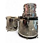 Used Ludwig 4 Piece ROCKER SILVER Drum Kit thumbnail