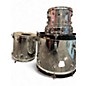 Used Ludwig 4 Piece ROCKER SILVER Drum Kit
