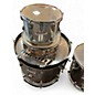 Used Ludwig 4 Piece ROCKER SILVER Drum Kit