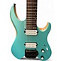 Used Kiesel Vader 7 Premium Metallic Aqua Marine Solid Body Electric Guitar