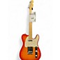 Used Fender American Deluxe Telecaster Aged Cherry Burst Solid Body Electric Guitar thumbnail