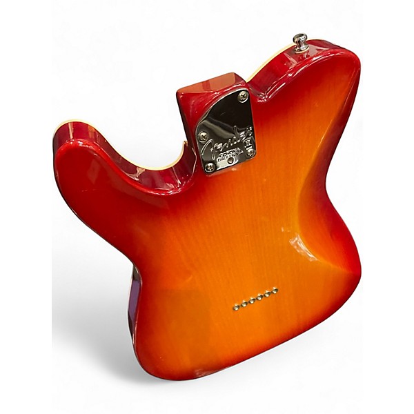 Used Fender American Deluxe Telecaster Aged Cherry Burst Solid Body Electric Guitar