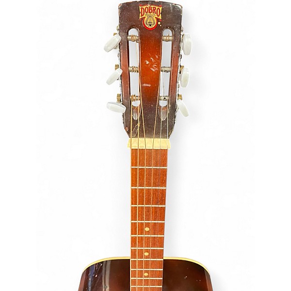 Vintage 1976 Dobro d60 Brown Sunburst Resonator Guitar