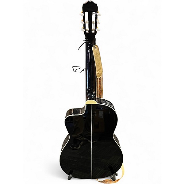 Used Takamine GC6CE Black Classical Acoustic Electric Guitar