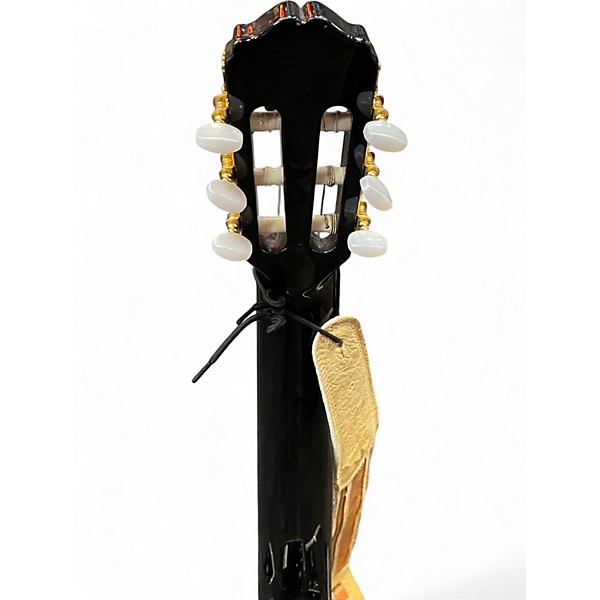 Used Takamine GC6CE Black Classical Acoustic Electric Guitar