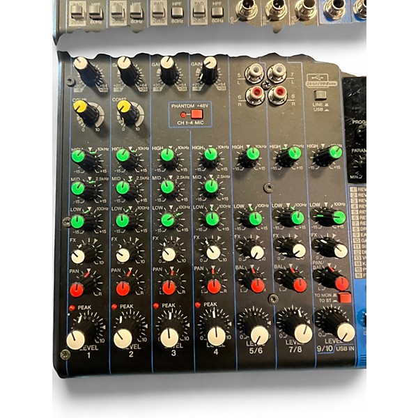 Used Yamaha MG10XU 10 Channel Mixer with Effects Unpowered Mixer