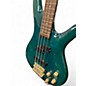 Used Ibanez SR1200E Emerald Green Electric Bass Guitar