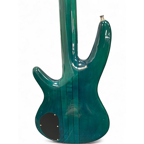 Used Ibanez SR1200E Emerald Green Electric Bass Guitar