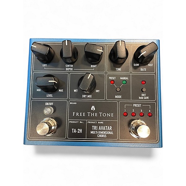 Used Free The Tone Tri-Avatar Multi-Dimensional Chorus Effect Pedal