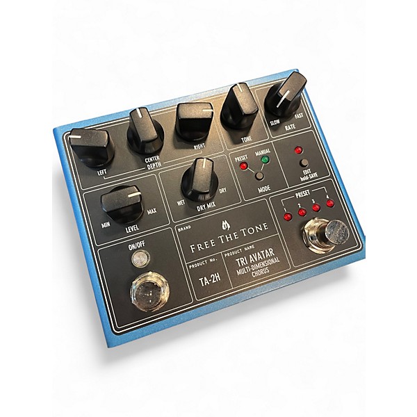 Used Free The Tone Tri-Avatar Multi-Dimensional Chorus Effect Pedal