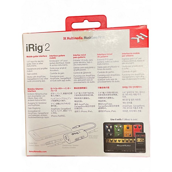 Used IK Multimedia iRig2 Mobile Guitar Interface Audio Interface