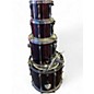 Used TAMA 4 Piece Superstar Black Chrome Drum Kit thumbnail