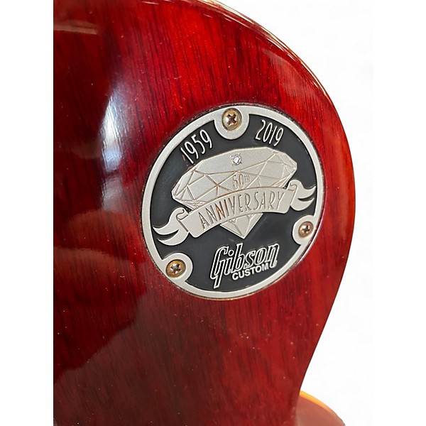 Used Gibson 60th Anniversary Custom Shop 1959 Les Paul Standard Reissue Cherry Sunburst Solid Body Electric Guitar