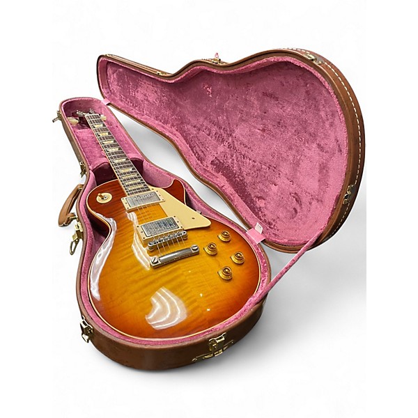 Used Gibson 60th Anniversary Custom Shop 1959 Les Paul Standard Reissue Cherry Sunburst Solid Body Electric Guitar