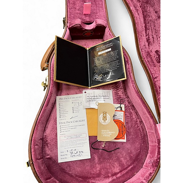 Used Gibson 60th Anniversary Custom Shop 1959 Les Paul Standard Reissue Cherry Sunburst Solid Body Electric Guitar