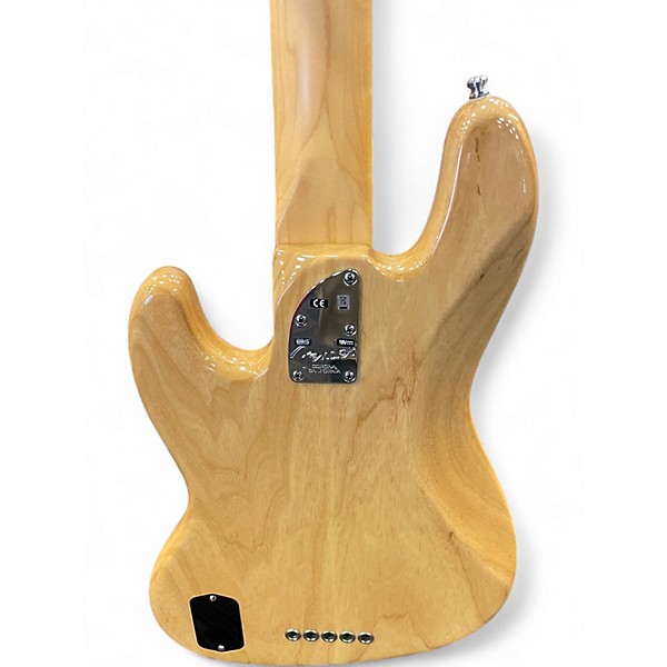 Used Fender American Deluxe Jazz Bass V Natural Electric Bass Guitar