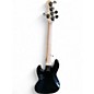 Used Squier Contemporary Active Jazz Bass HH V Black Electric Bass Guitar