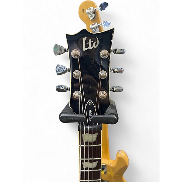 Used ESP LTD EC256FM Black Cherry Sunburst Solid Body Electric Guitar