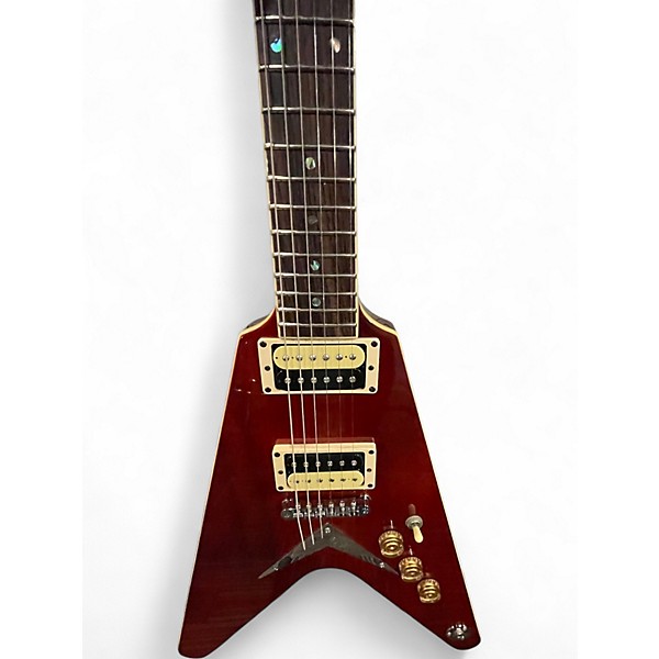Used 2021 Dean  FLYING V79 RED Solid Body Electric Guitar