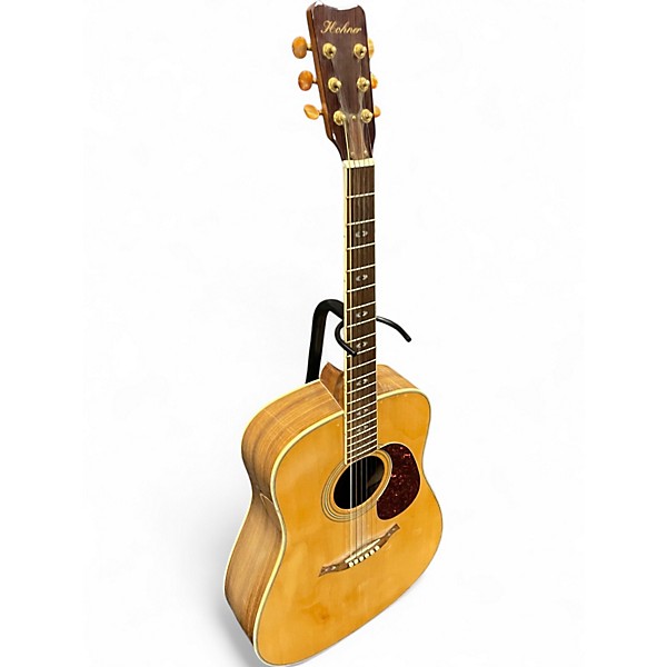 Used Hohner HW90 Natural Acoustic Guitar