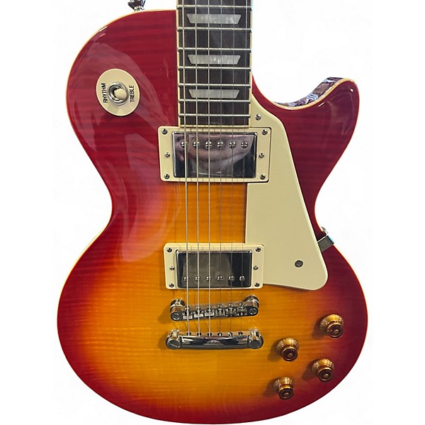 Used Epiphone Les Paul Standard Pro Cherry Sunburst Solid Body Electric Guitar