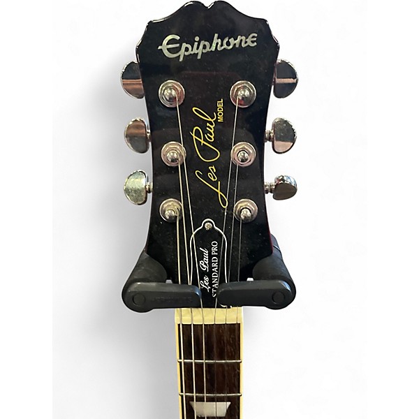 Used Epiphone Les Paul Standard Pro Cherry Sunburst Solid Body Electric Guitar