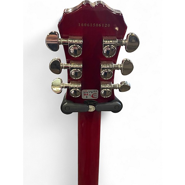 Used Epiphone Les Paul Standard Pro Cherry Sunburst Solid Body Electric Guitar