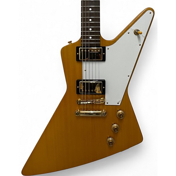 Used Epiphone Korina 1958 Explorer Natural Solid Body Electric Guitar