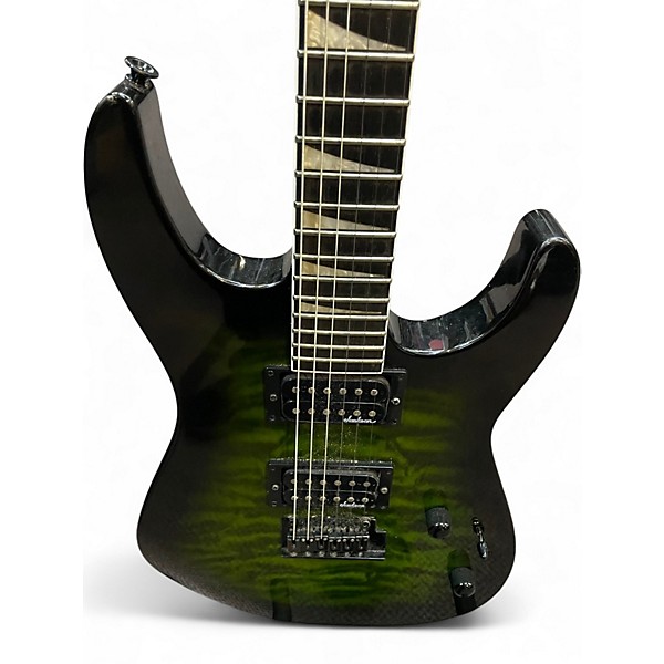 Used Jackson JS20 DINKY Trans Green Solid Body Electric Guitar