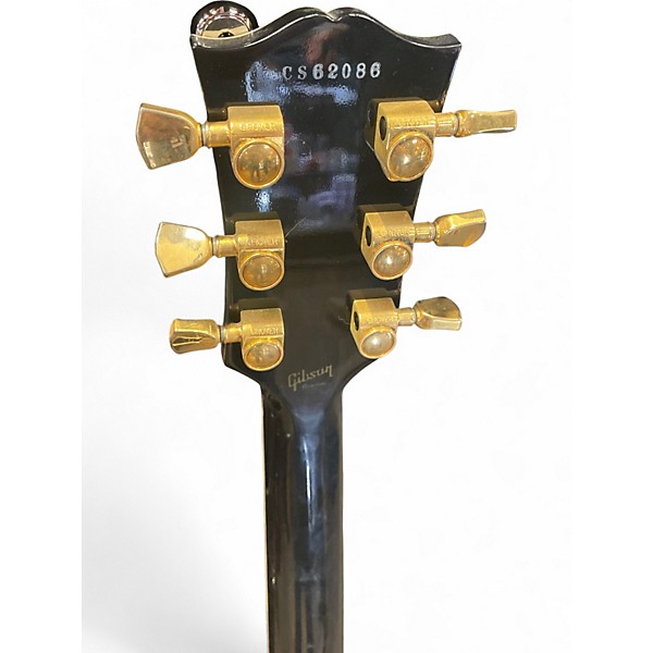 Vintage 1990s Gibson Les Paul Custom Black Solid Body Electric Guitar