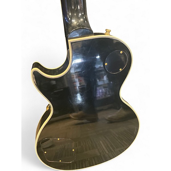 Vintage 1990s Gibson Les Paul Custom Black Solid Body Electric Guitar