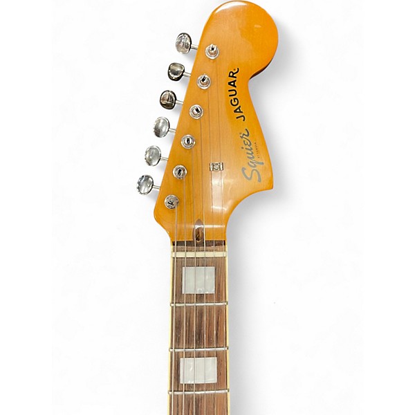 Used Squier Classic Vibe 70s Jaguar Daphne Blue Solid Body Electric Guitar